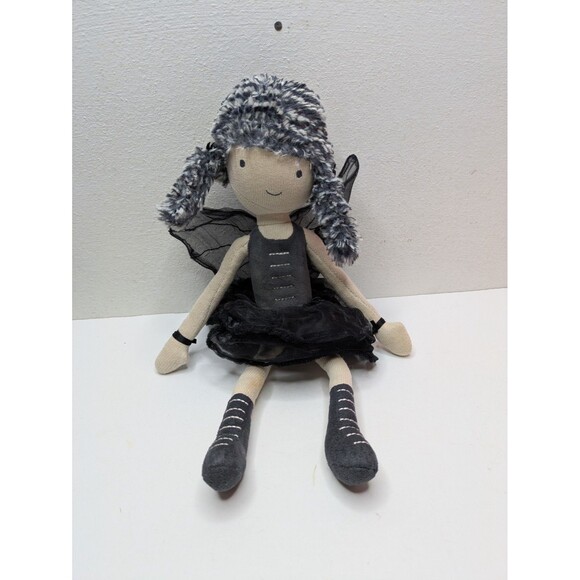 Jellycat Other - Jellycat Dark Goth Fairy Fae Plush Stuffed Animal Doll Retired Emo 14" FLAWS
